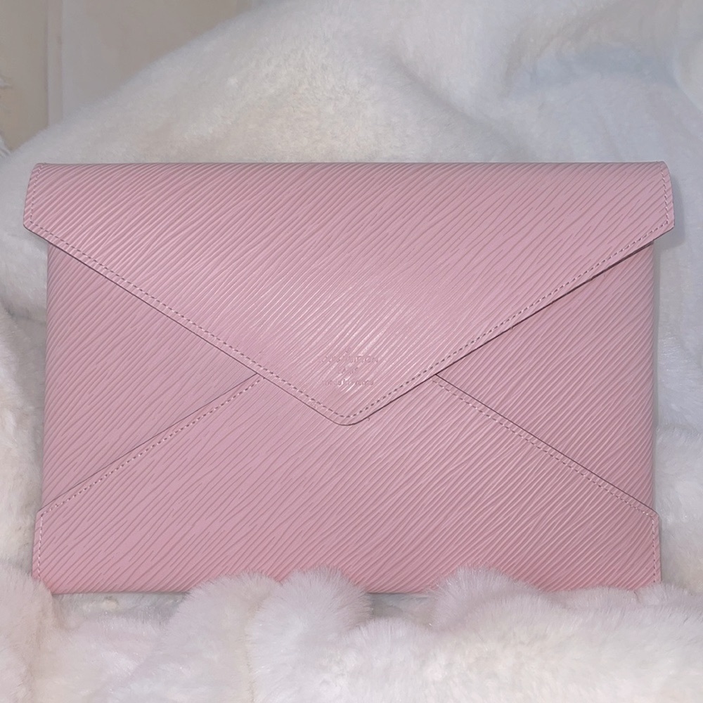 Louis Vuitton Epi Leather Large Kirigami Pochette Rose Ballerine